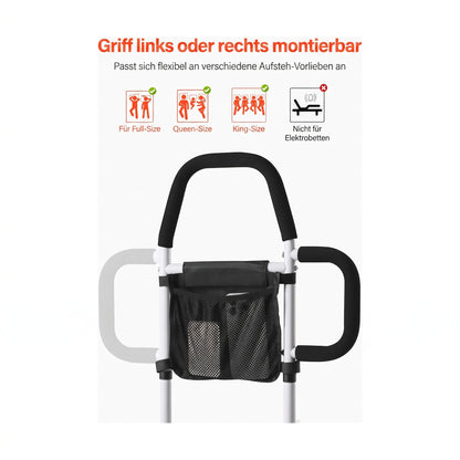 bettgitter seitlichem griff einstiegshilfe