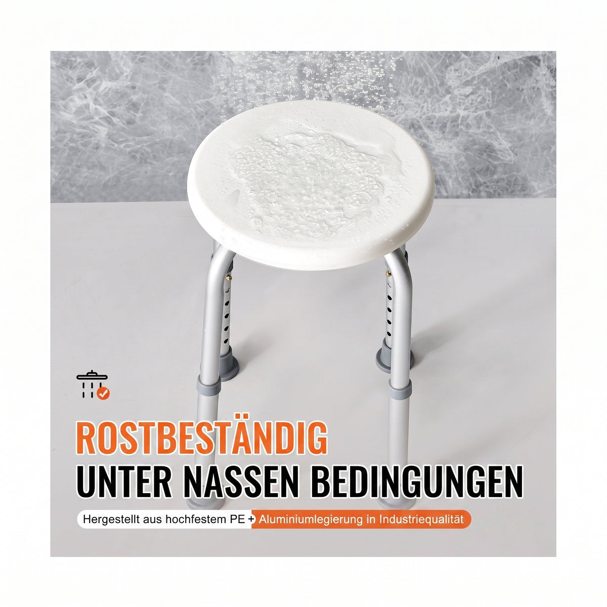 duschhocker hoehenverstellbar 35 48 cm weiss