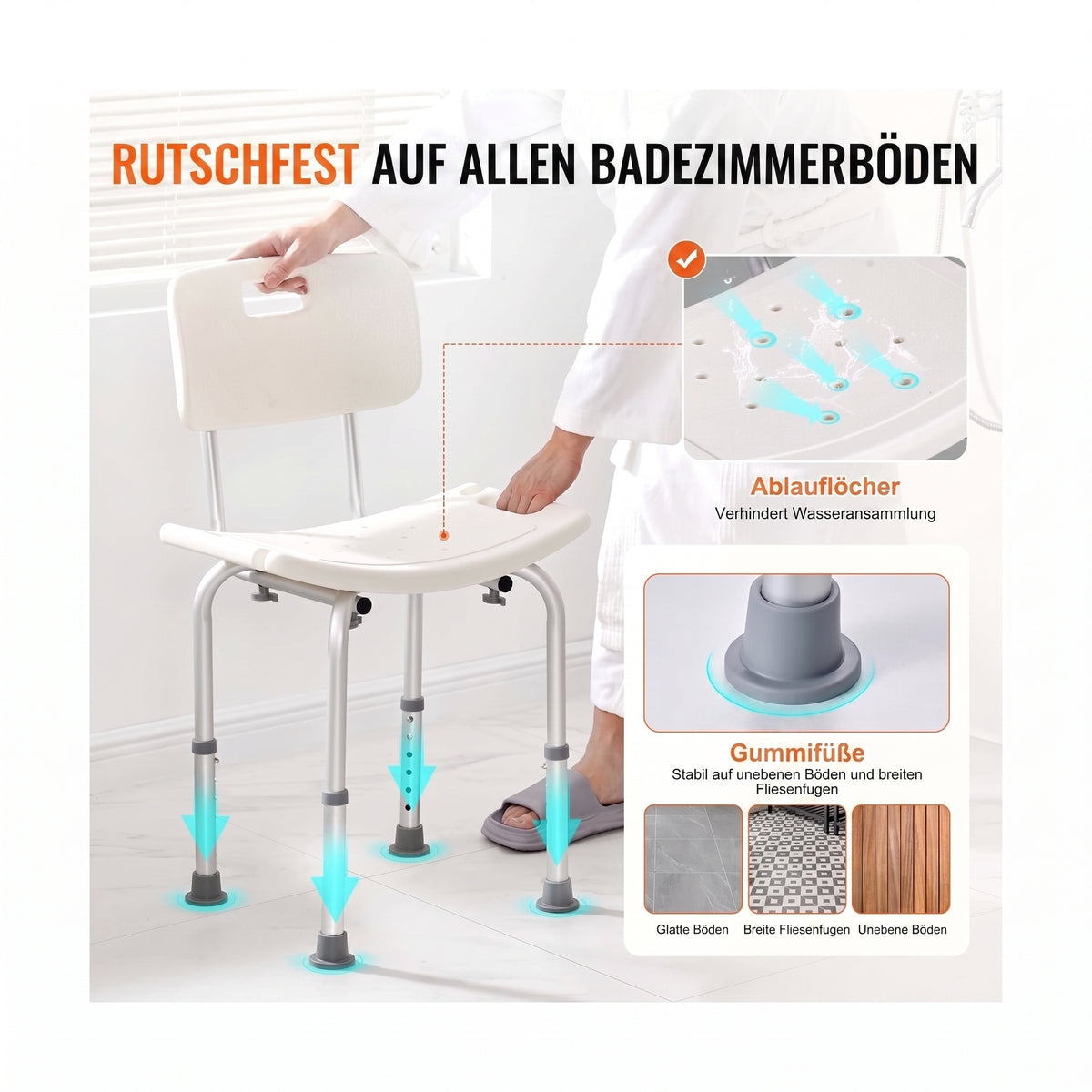 duschhocker hoehenverstellbar 39 52 cm weiss 2