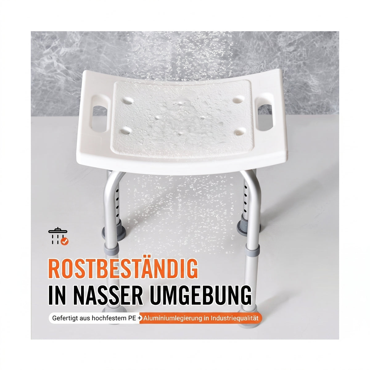 duschhocker hoehenverstellbar 36 48 cm weiss