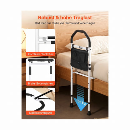 aufstehhilfe bett stuetzbein hoehenverstellbar 73 99 cm