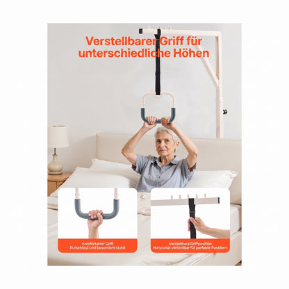 fahrbarer bettgalgen trapezgriff hoehenverstellbar