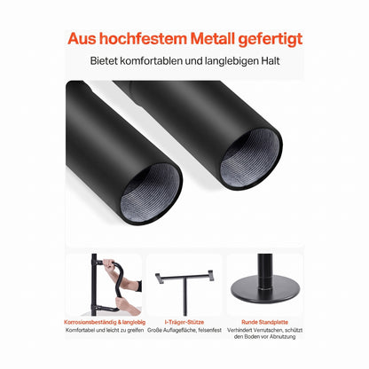sicherheitsstange boden decke bad 214 305 cm schwarz