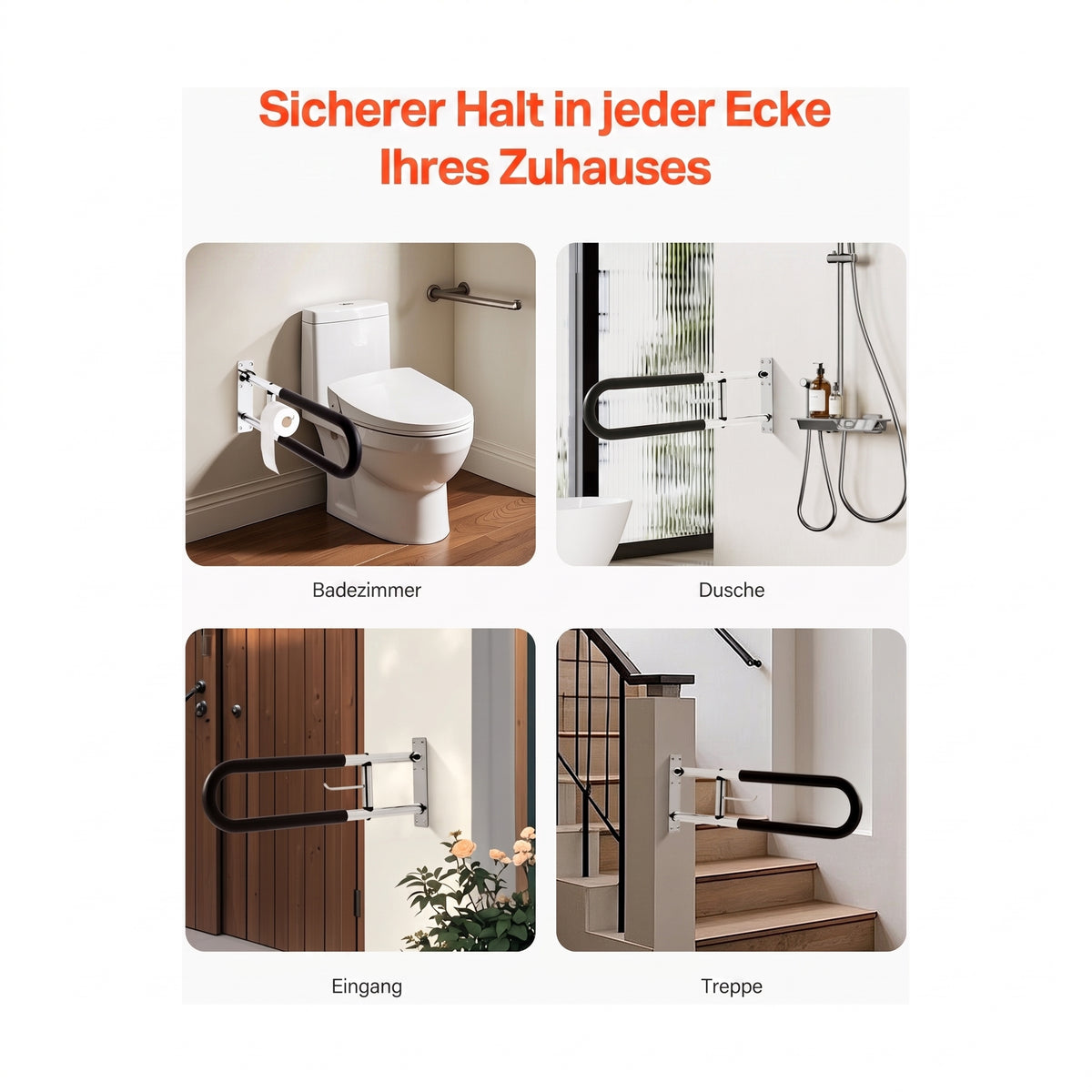 hochklappbarer wand stuetzgriff papierhalter 76 5 cm