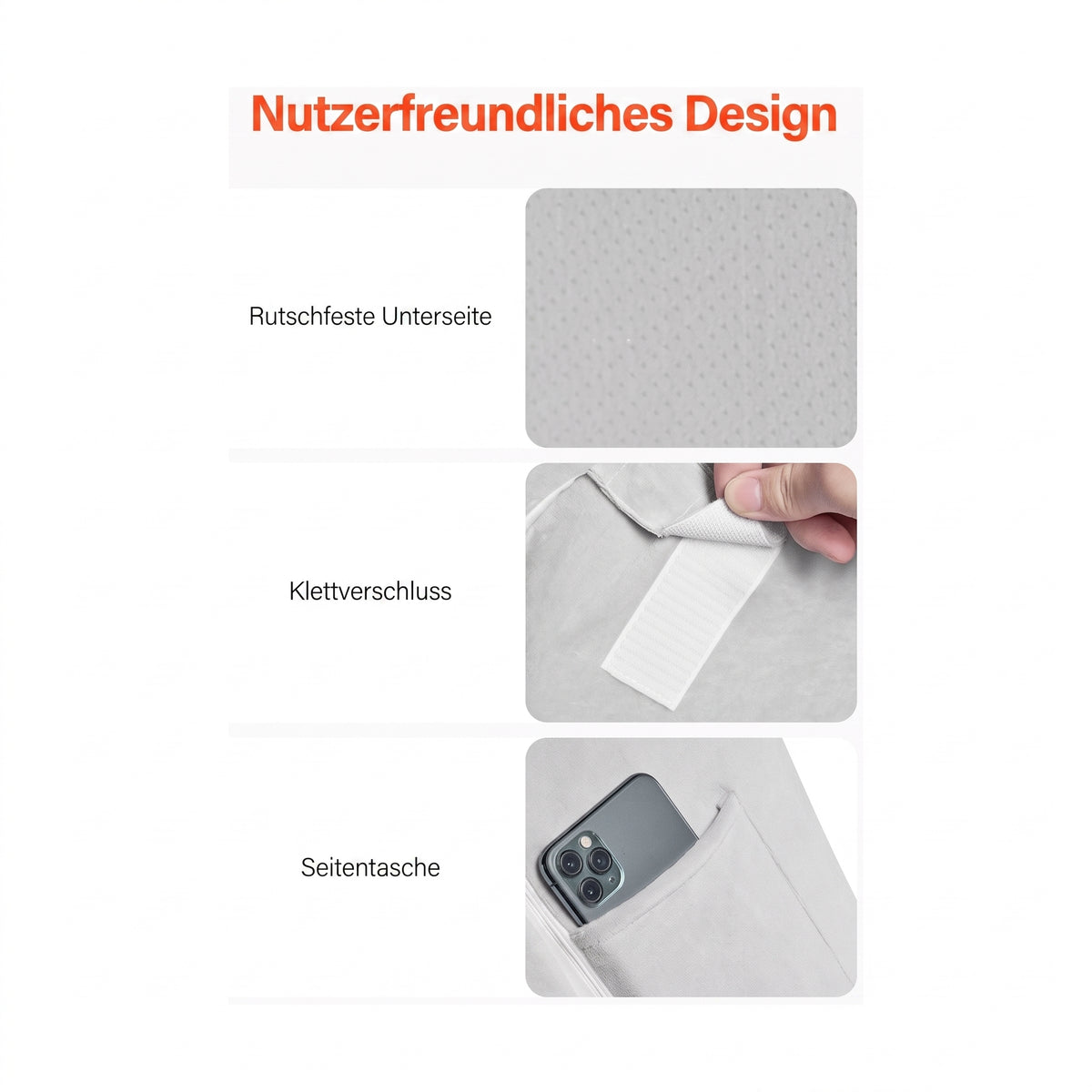 orthopaedisches keilkissen set weiss grau