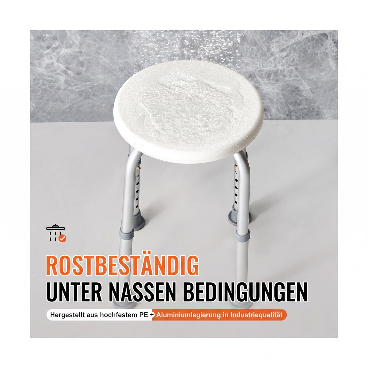 duschhocker hoehenverstellbar 35 48 cm weiss
