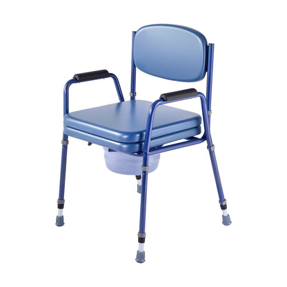 Toilettenstuhl gepolstert mit Eimer (81–91 cm), bis 181 kg