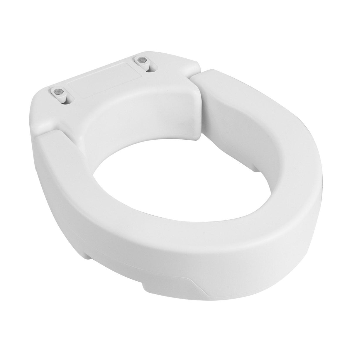 Toilettensitzerhöhung ca. 9 cm mit vergrößerter Öffnung, bis 136 kg