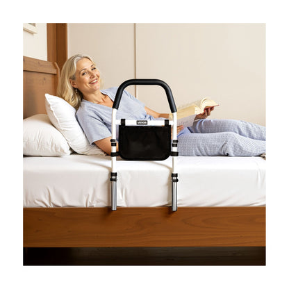 Aufstehhilfe fürs Bett, Haltegriff mit PU-Handlauf, 61 cm