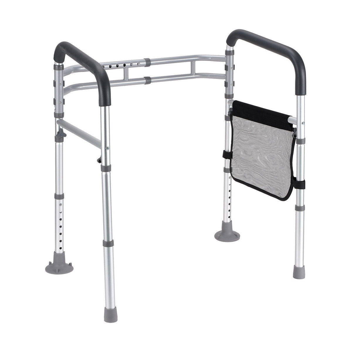 Toiletten-Sicherheitsgestell mit rutschfesten Griffen, bis 136 kg