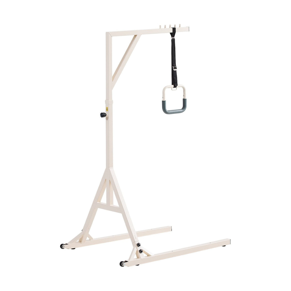 Fahrbarer Bettgalgen mit Trapezgriff, höhenverstellbar, bis 158 kg