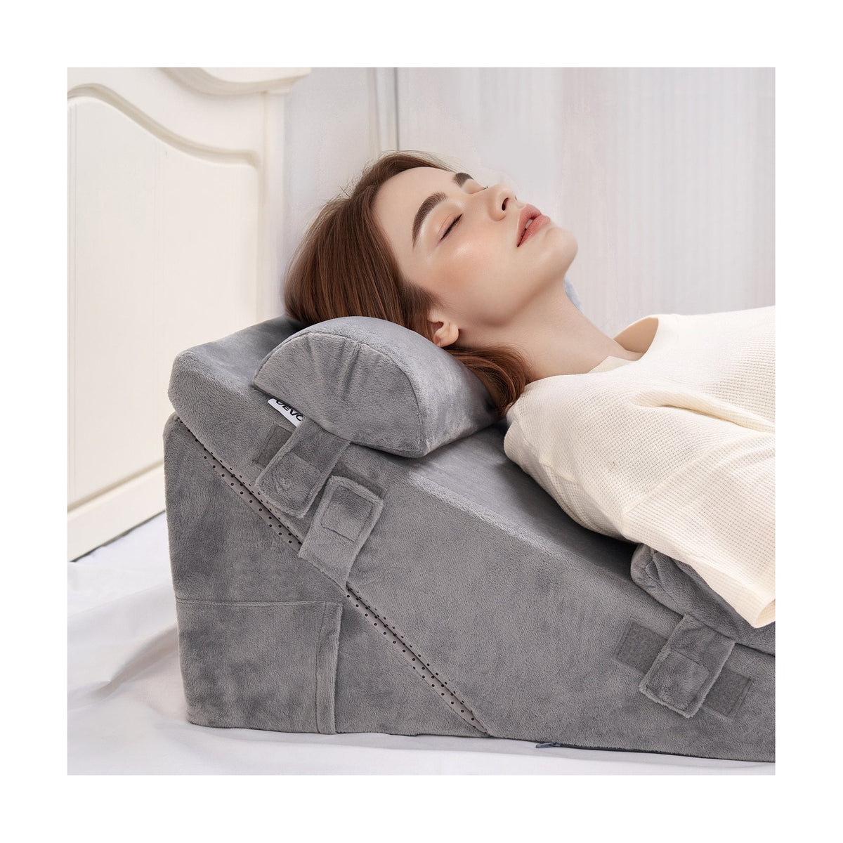 Orthopädisches Keilkissen-Set, 4-teilig, für Arm, Bein & Nacken