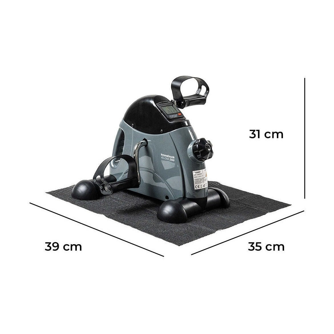 Pedaltrainer für Arme & Beine mit Matte – Velora 2100