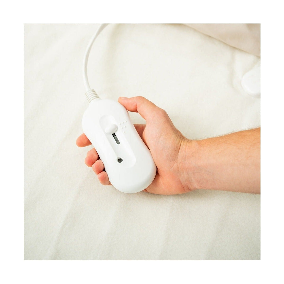 Wärmeunterbett für Einzelbett Krewarm, 60 W, 80 × 150 cm – Weiß