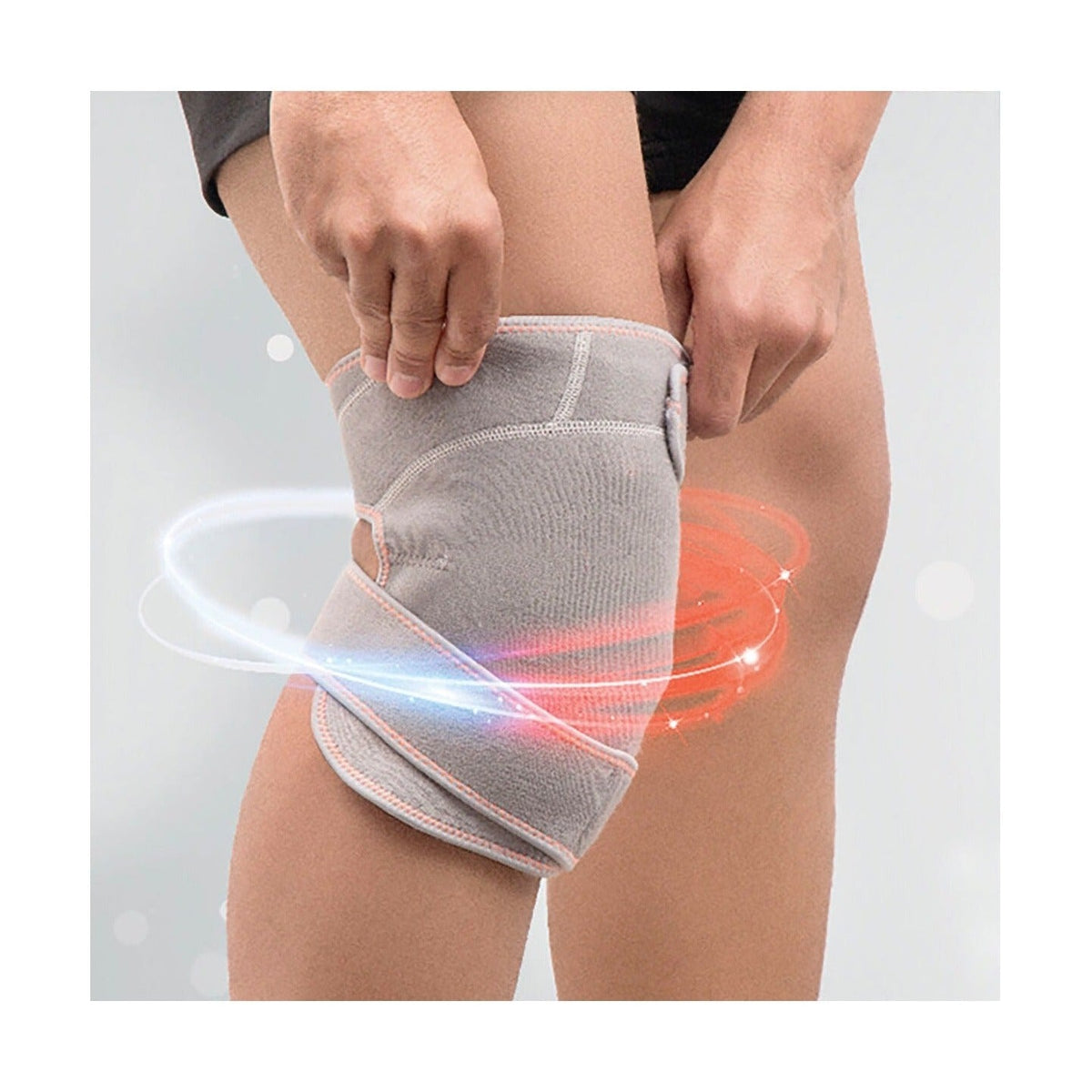 Kniebandage mit Warm-Kalt-Gelkissen – Wärme- & Kältetherapie fürs Knie