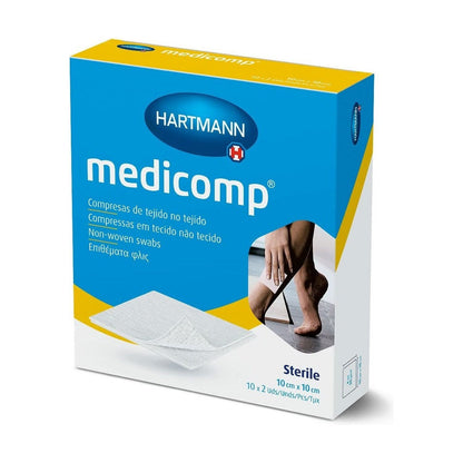 Hartmann Medicomp Kompressen steril, 10 × 10 cm, 20 Stück