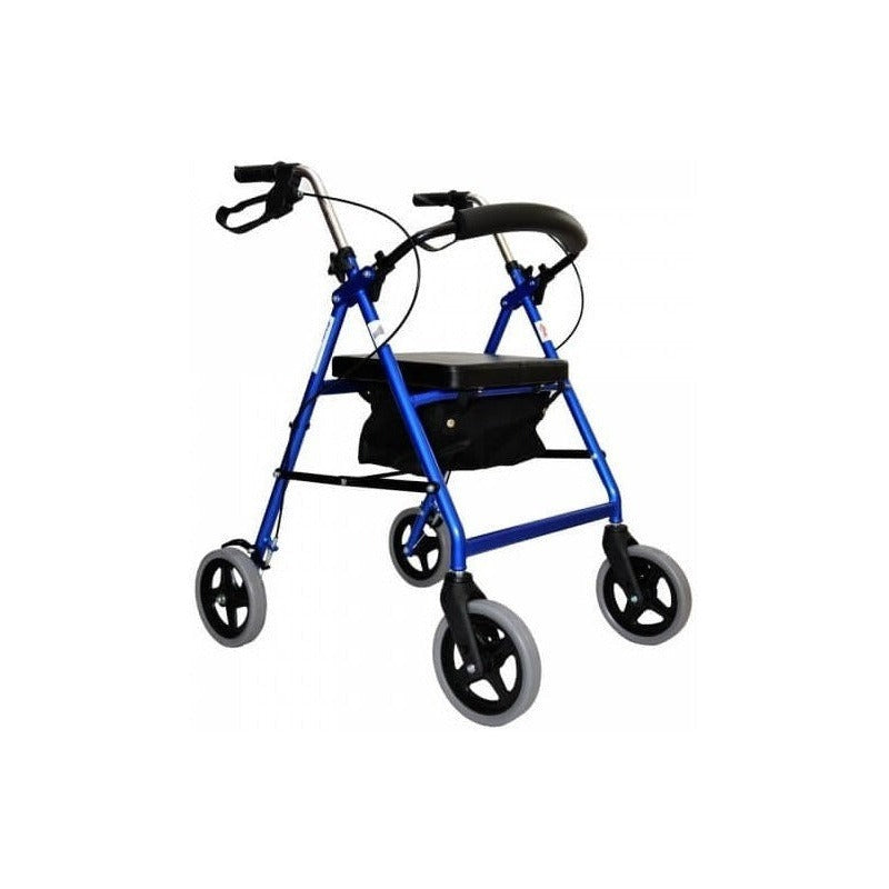Mobilex Impala faltbarer Rollator, bis 150 kg – Blau