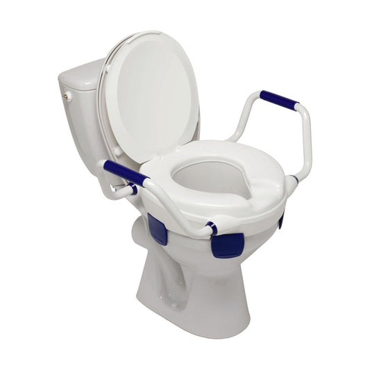 Toilettensitzerhöhung Clipper V mit Armlehnen und Deckel von Herdegen